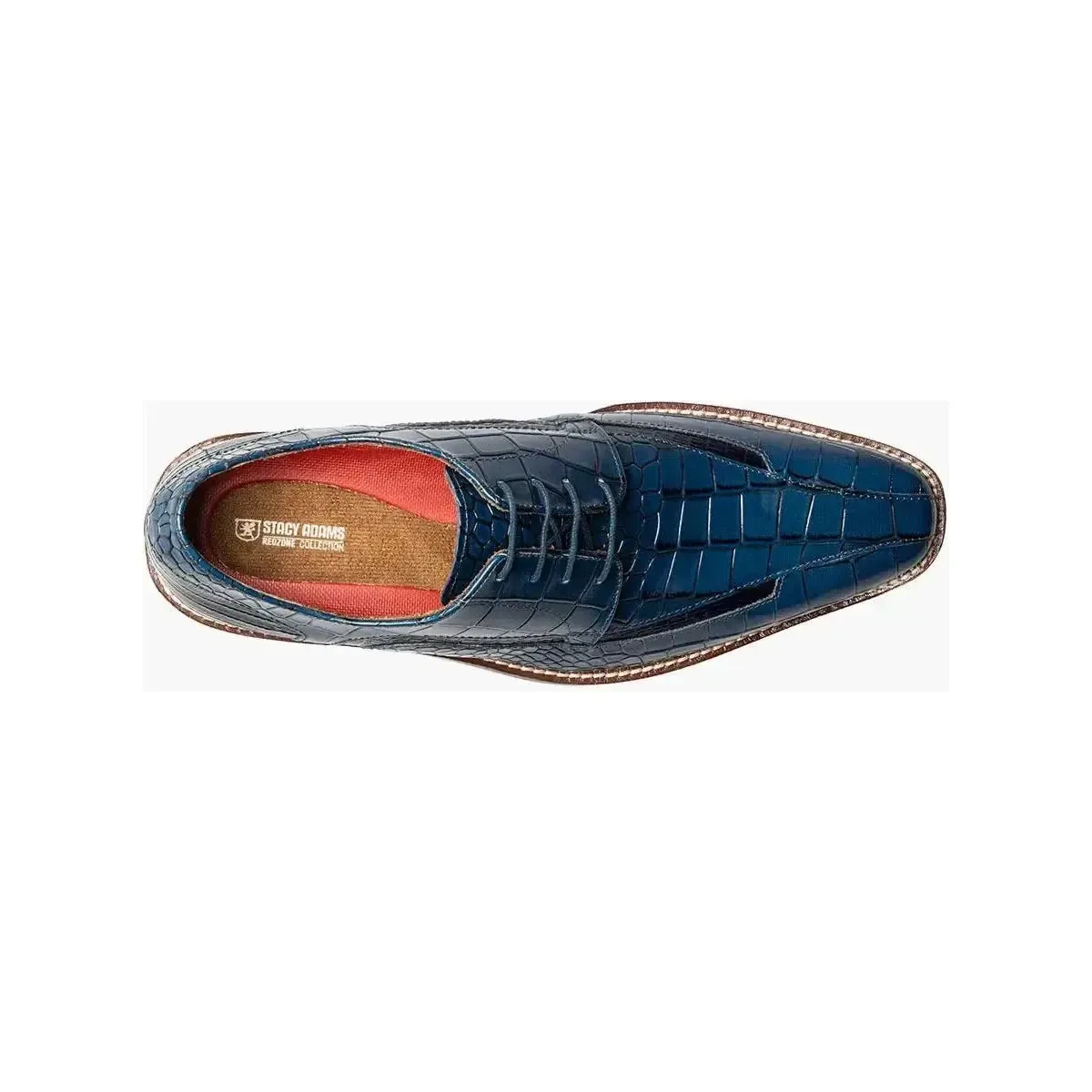 25681 Men's Stacy Adams Shoes Crocodile Leather Print GABARDO All Colors
