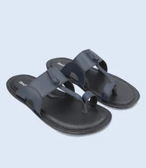 BM5636-NAVY-Men Casual Chappal