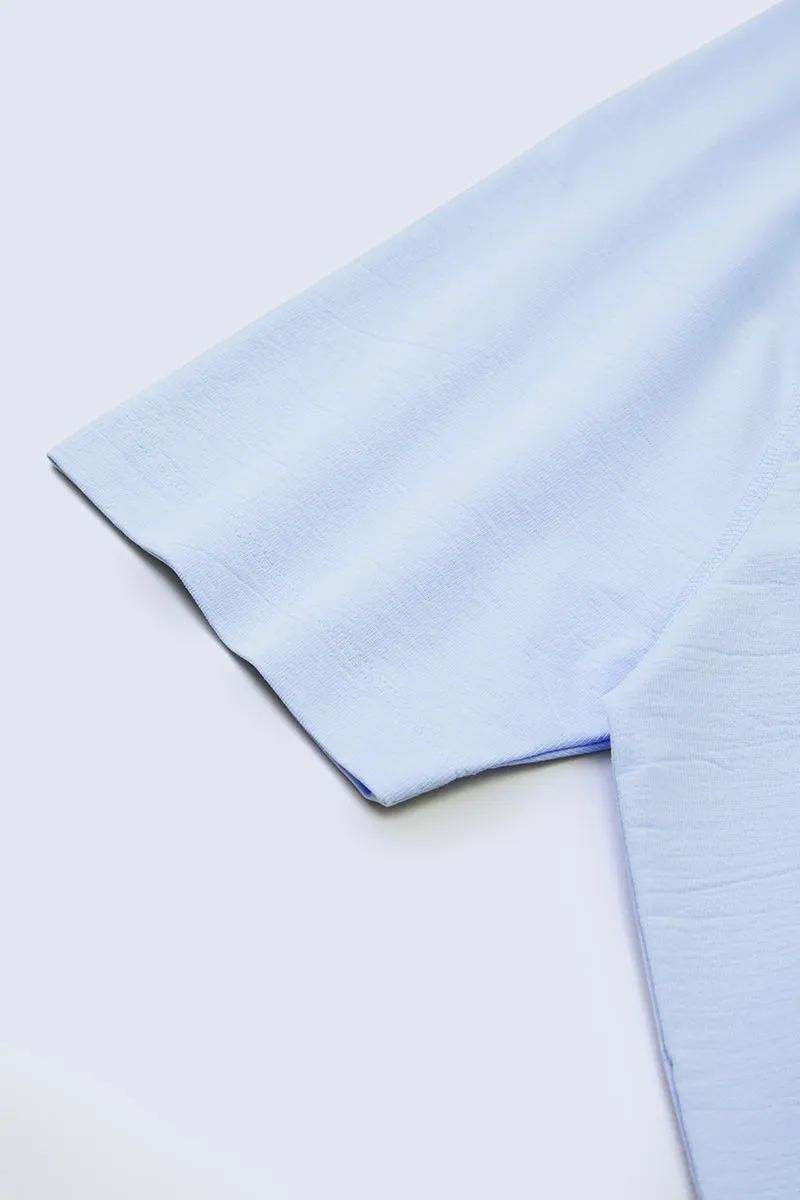InstantCool Raglan Curved Hem T-Shirt | Light Blue 15940P