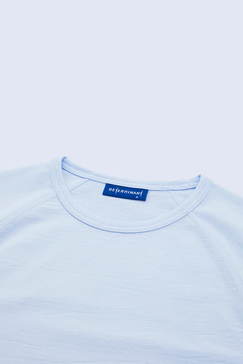 InstantCool Raglan Curved Hem T-Shirt | Light Blue 15940P