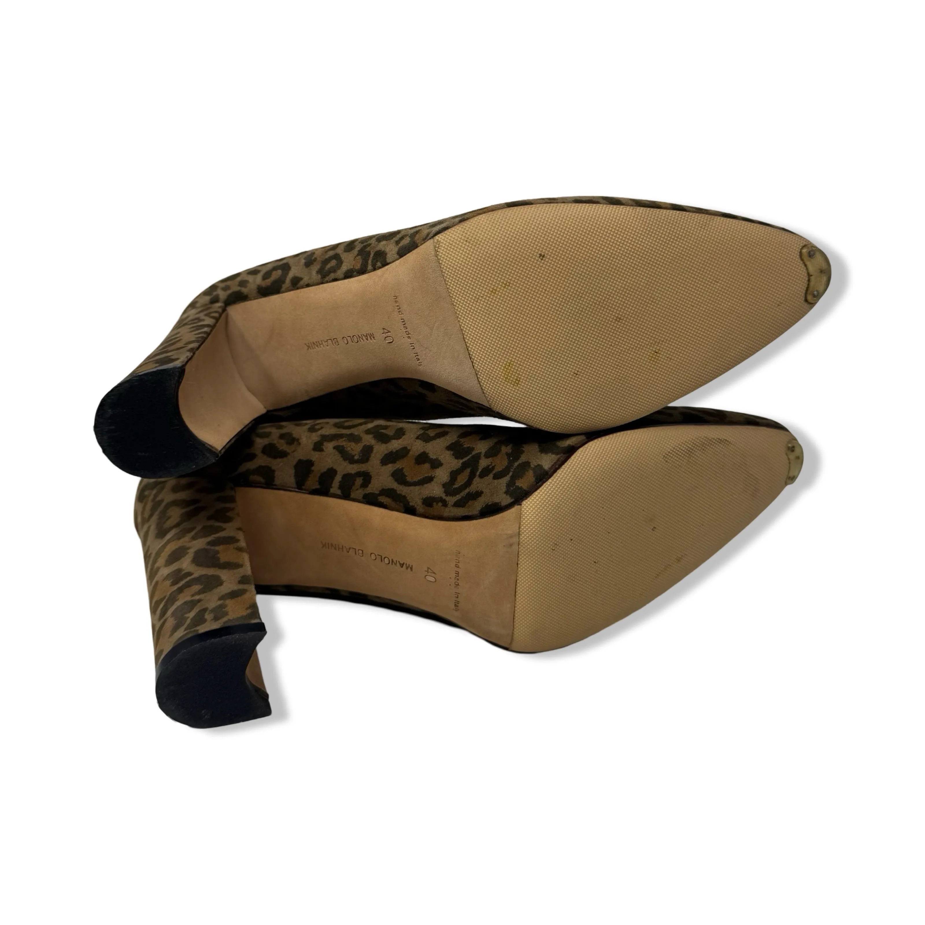 Manolo Blahnik Leopard Pumps