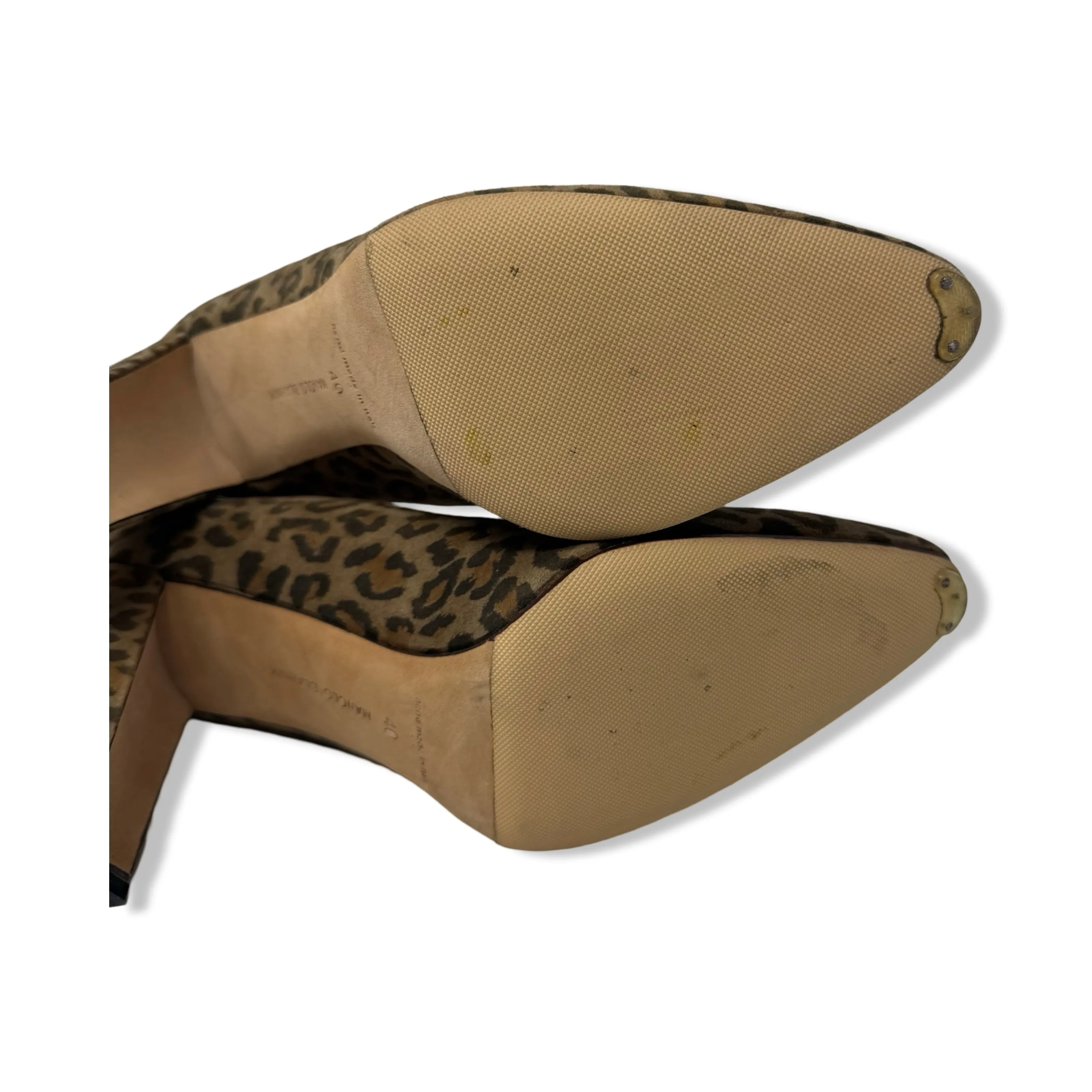 Manolo Blahnik Leopard Pumps