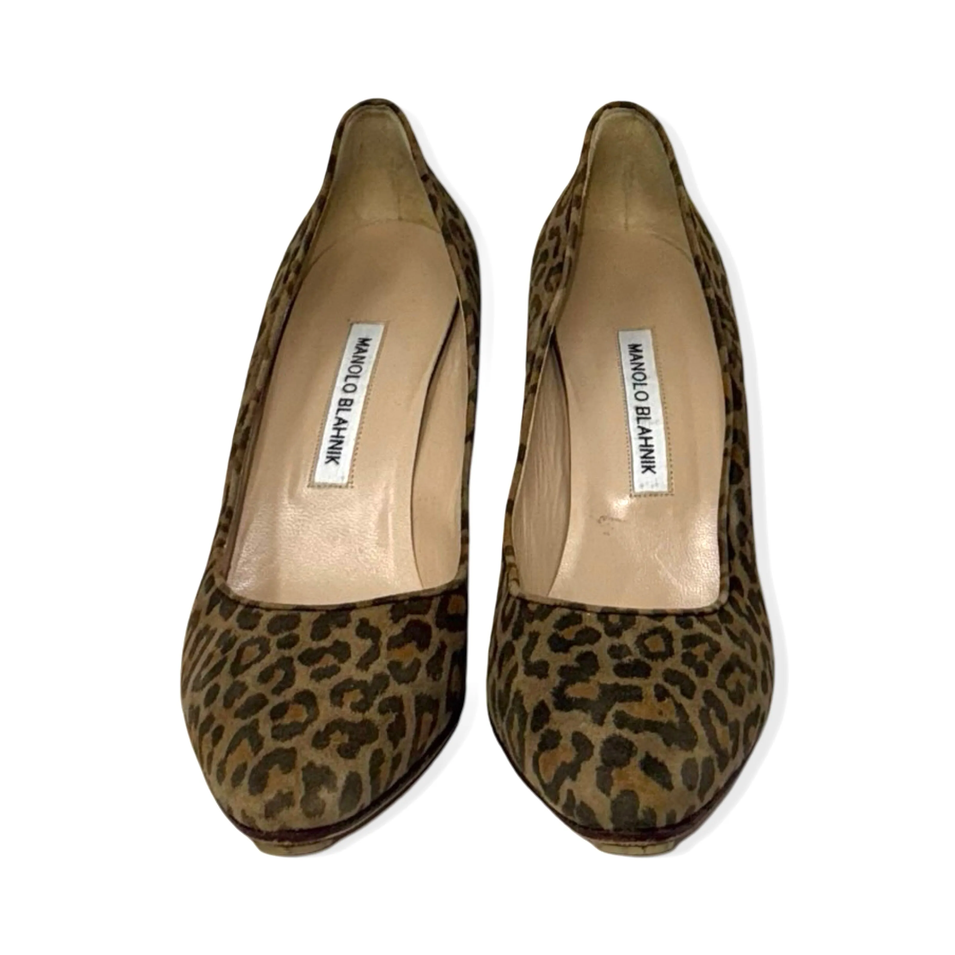 Manolo Blahnik Leopard Pumps