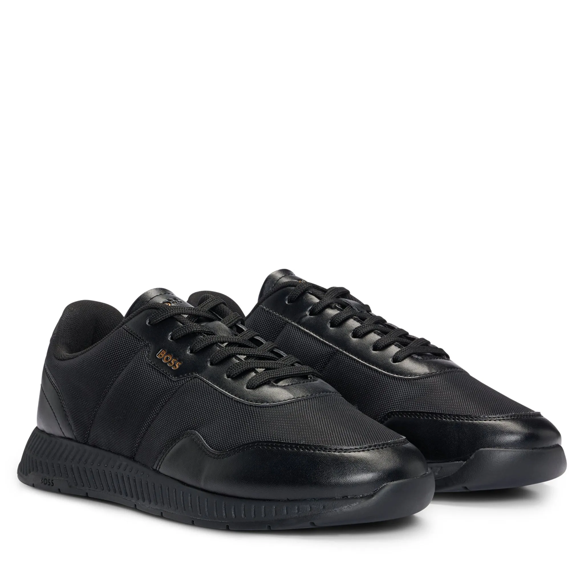 Mens BOSS Black Titanium Runn_nypu Trainers
