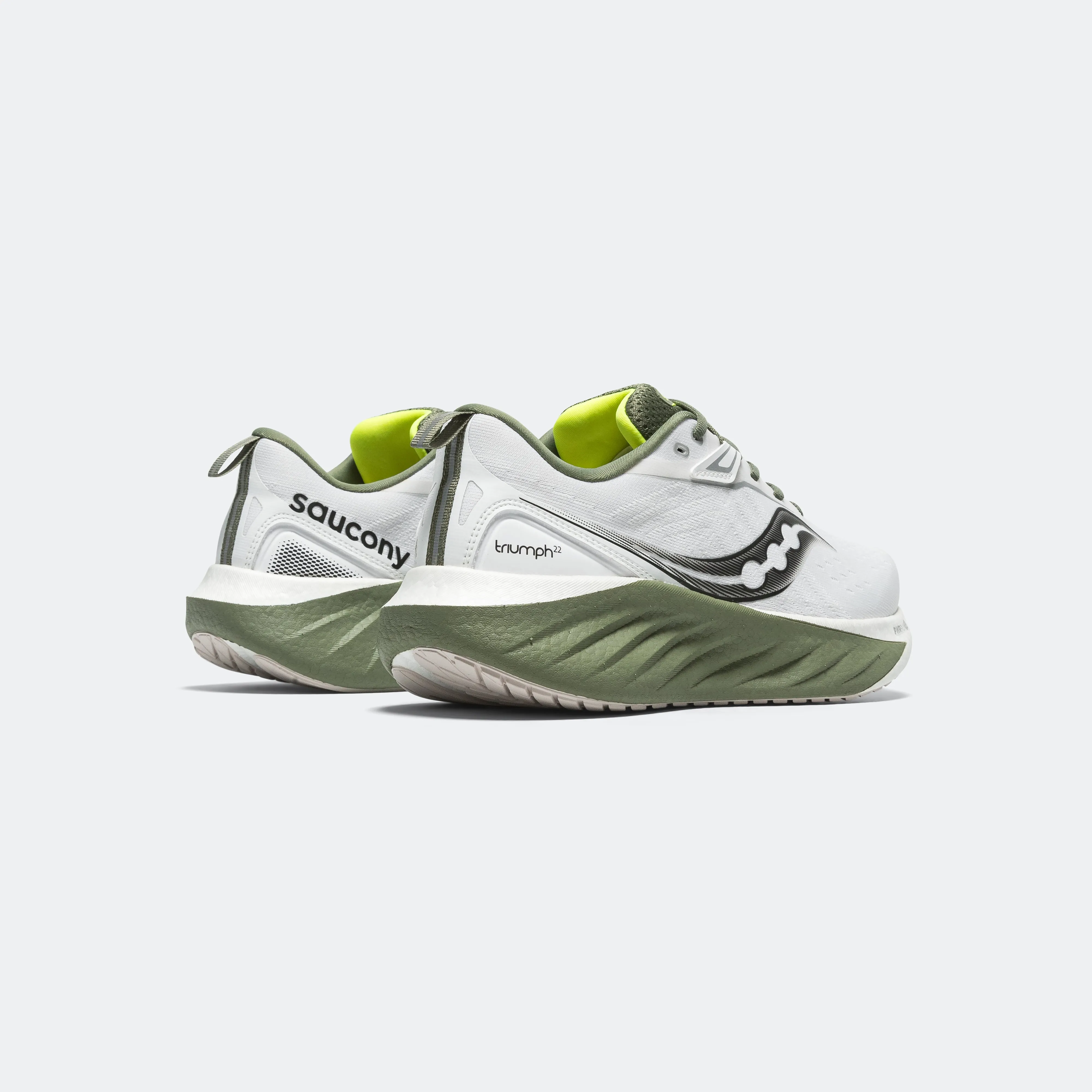 Mens Triumph 22 - White/Olivine