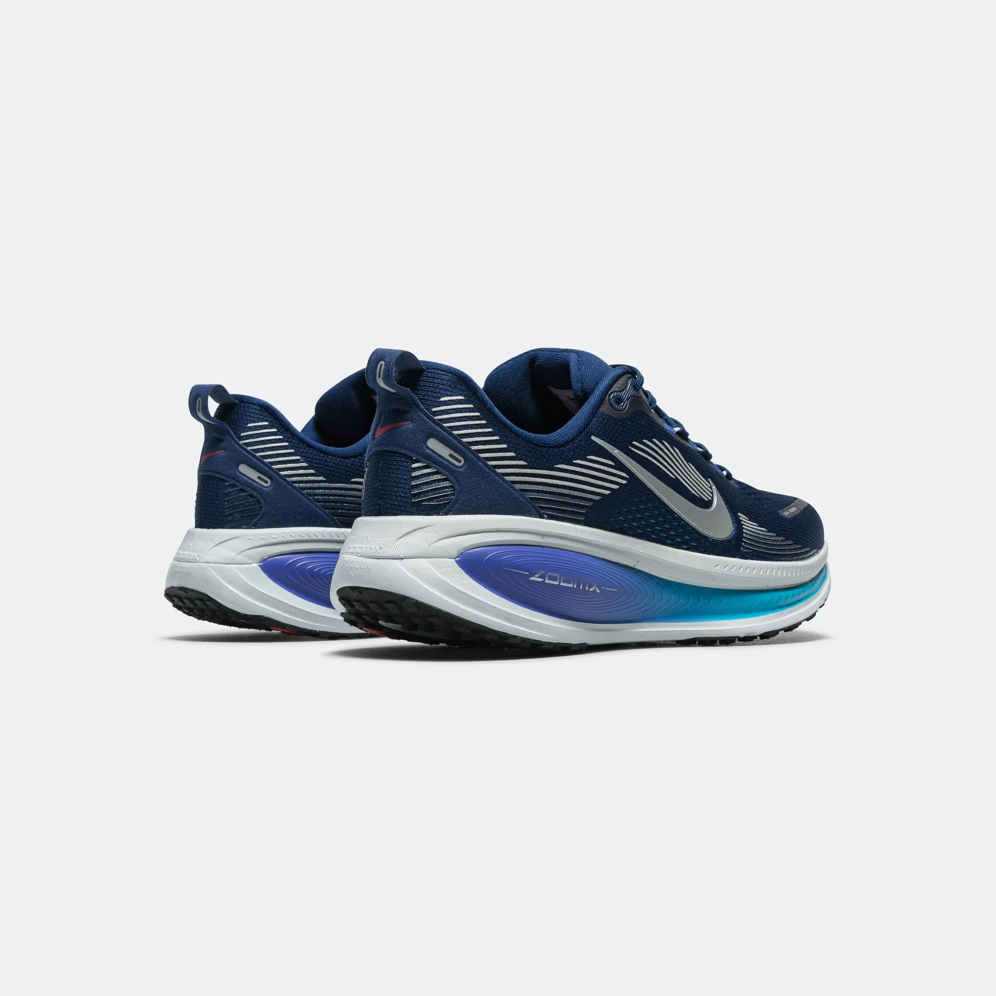 Mens Vomero 18 - Blue Void/Blue Lightning-Bright Crimson-Metallic Silver