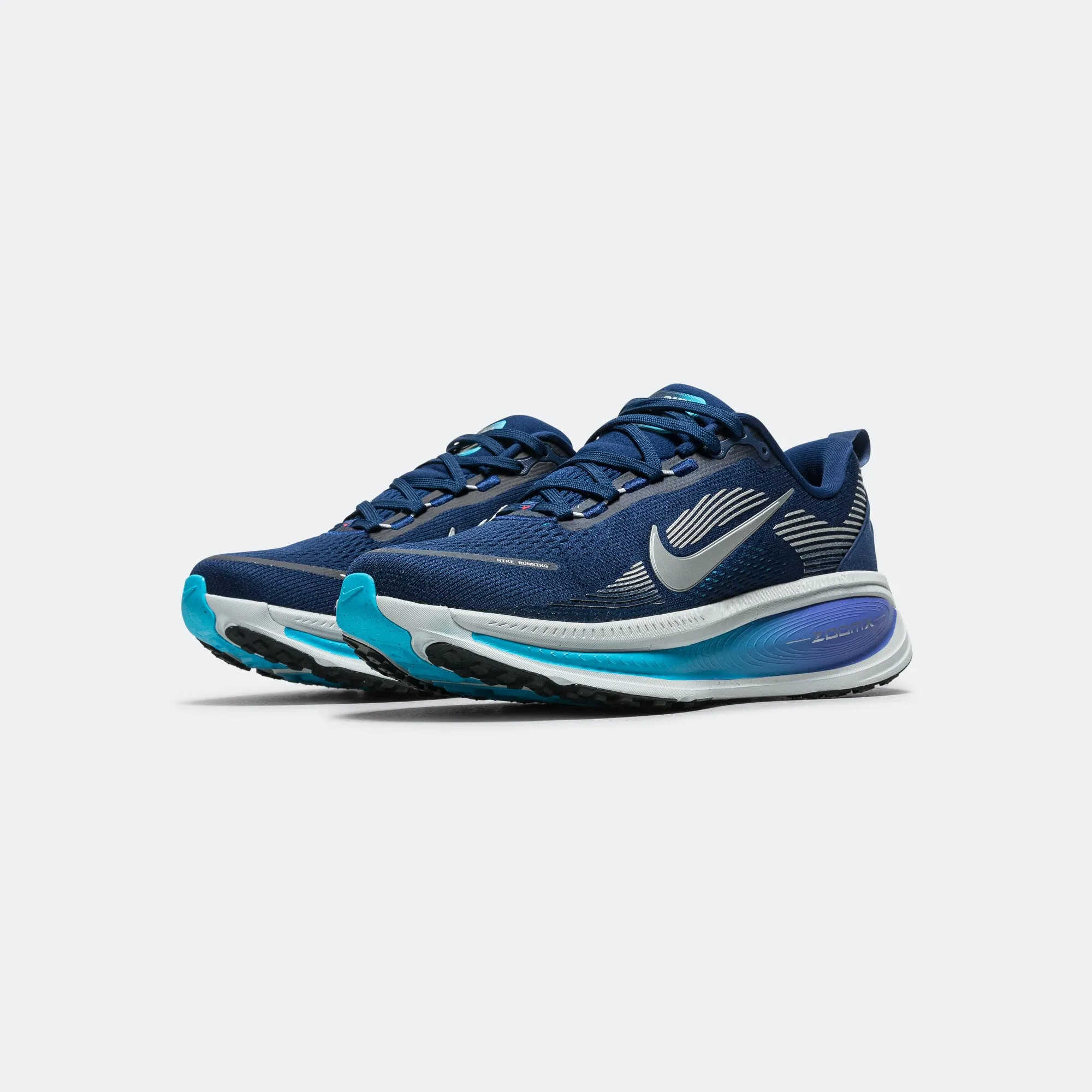 Mens Vomero 18 - Blue Void/Blue Lightning-Bright Crimson-Metallic Silver