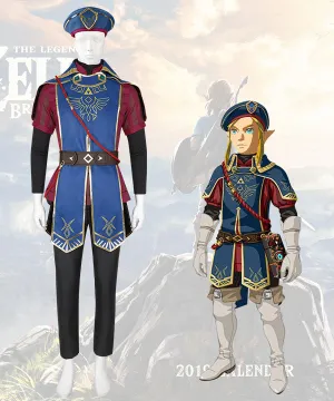 The Legend of Zelda: Breath of the Wild Link Royal Guard DLC Cosplay Costume