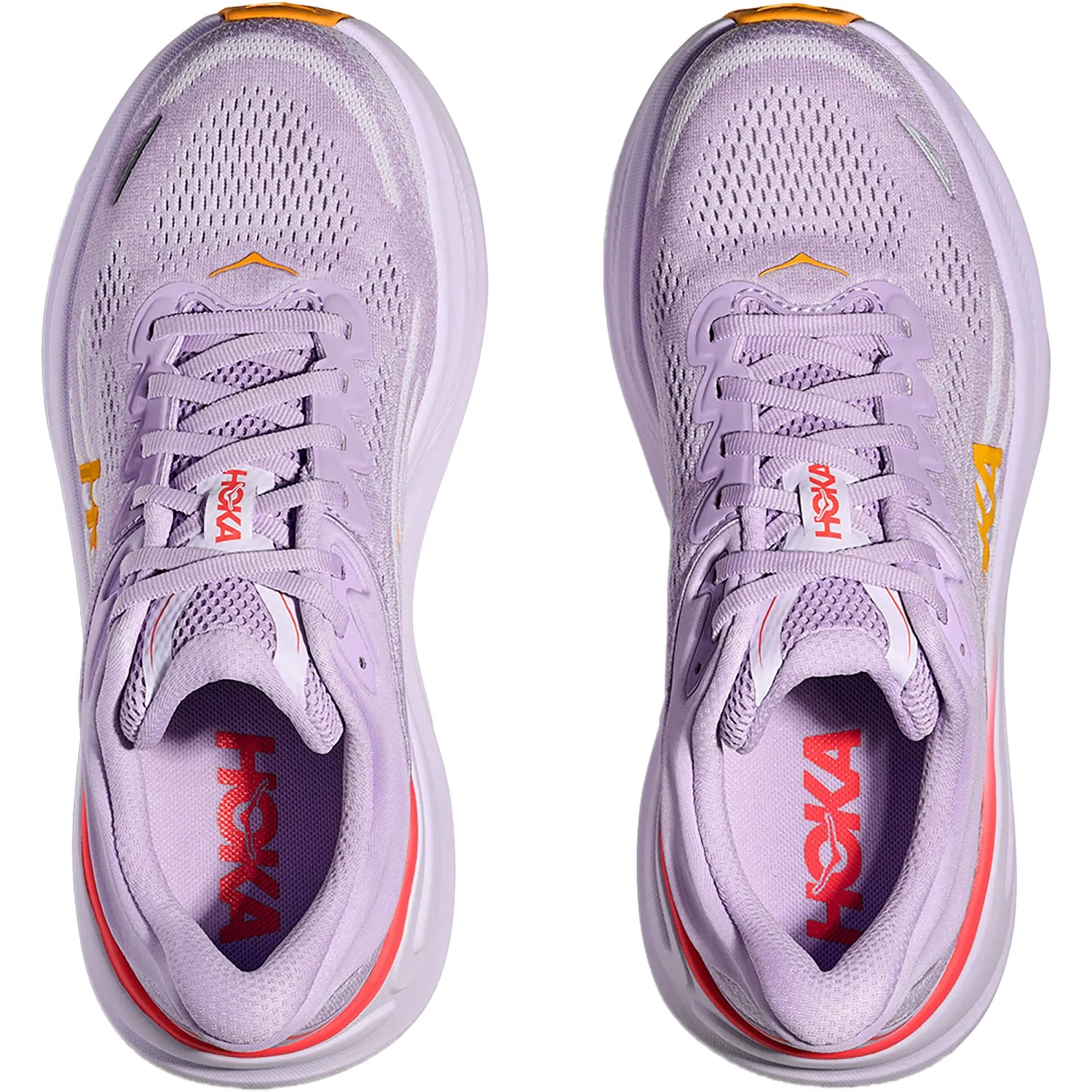 Women's Hoka Bondi 9 Aster Flower/Starlight Glow Mesh